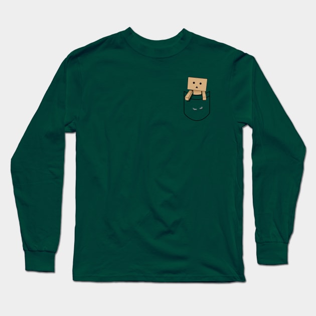 Pocket Danbo Long Sleeve T-Shirt by zoddie